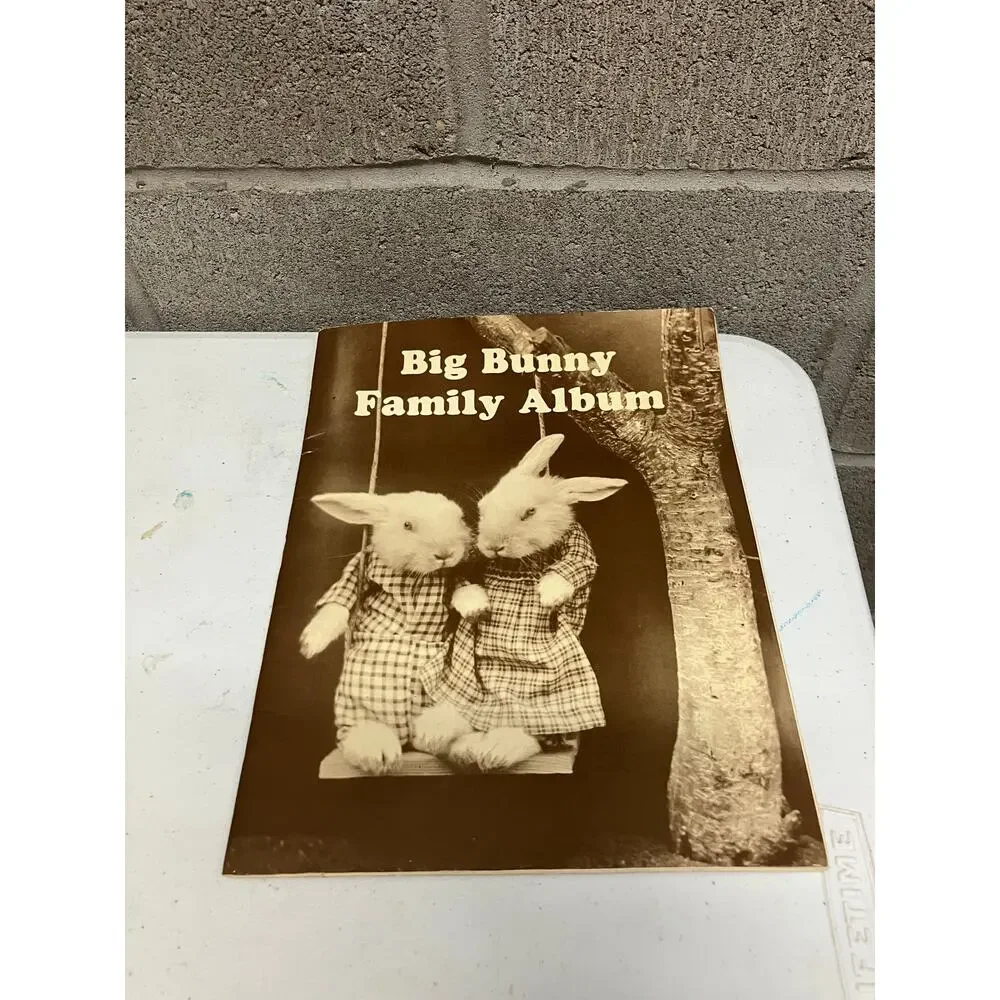 Big Bunny Family‎ Album Vintage Photo Book Harry W. Freese Rabbits
